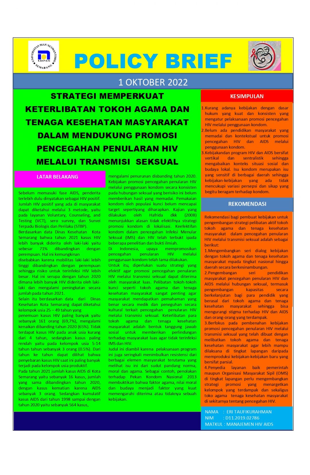 Policy Brief Strategi Memperkuat Keterlibatan Tokoh Masyarakat Dalam