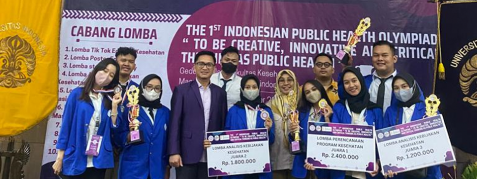 Mahasiswa AKK Udinus Borong 3 Penghargaan Lomba Indonesia Public Health Olimpiad